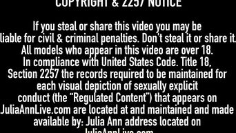 Orgasmic blowjob from busty pornstar Julia Ann