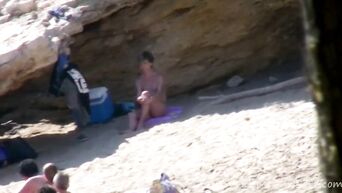 Nymphomaniac adventure on nudist beach
