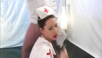 German nurse gets gangbang