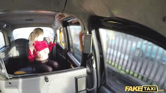 Fake Taxi Sasha Steele gets her tits out at the car wash