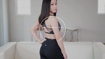 Tiny 85 lb Filipina Asian Girl Fucks For Fitness Model Job - 60FPS