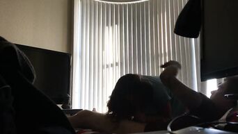 Tiny Asian morning sex on hidden camera