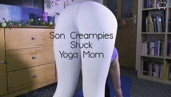 Son Creampies Stuck Yoga Mom