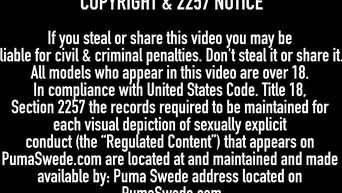 Blonde Amazon Puma Swede Licks Dick Sucking Yuri Love!