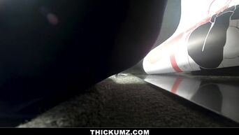 Thickumz - Big Ass Teen Cocks Her Load With a Stud