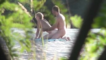 Public Russian Beach Couple Sex Hidden Cam Voyeur