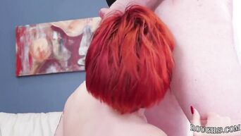Hard BDSM porn: Red-haired bitch likes to obey men during sex