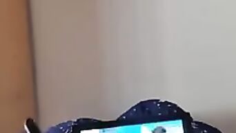 Beauty bimbos watching porn