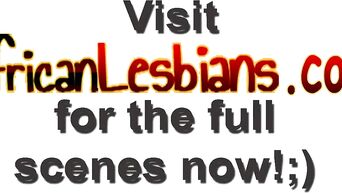 Black lesbians tribbing and lick pussy