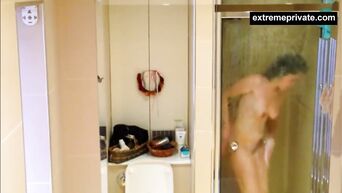 Spy cam porn: naked sister in bathroom