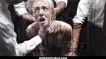 Mormon sex ritual for young slender blonde