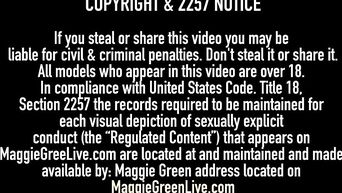 BBW pornstar Maggie Green fucked by Santa and elf