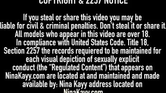 New inter-racial porn video with Nina Kayy