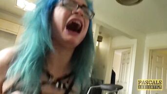 Pascal White hard fucks emo housewife in mouth and pussy