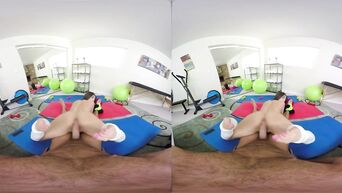 POV sex in gym - virtual reality