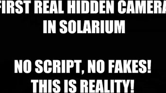 Hidden camera in solarium