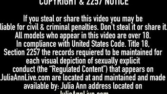 Retro video from legendary Julia Ann